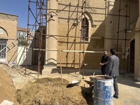 آغاز مرمت کلیسای تاریخی مسروپ مقدس اراک
