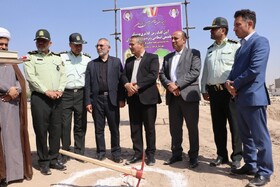 کلانتری پویینک شمالی قرچک کلنگ‌زنی شد