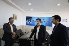  حضور عباس ناصری معاون هماهنگی و امور مجلس جهاد دانشگاهی در دفتر ایسنا چهارمحال و بختیاری