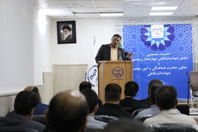 سخنرانی سیروس رضایی، رئیس جهاد دانشگاهی چهارمحال و بختیاری در  نشست صمیمی با اعضای جهاد دانشگاهی چهارمحال و بختیاری