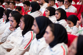 آیین تجلیل از مدال آوران ورزشی دانش آموزی