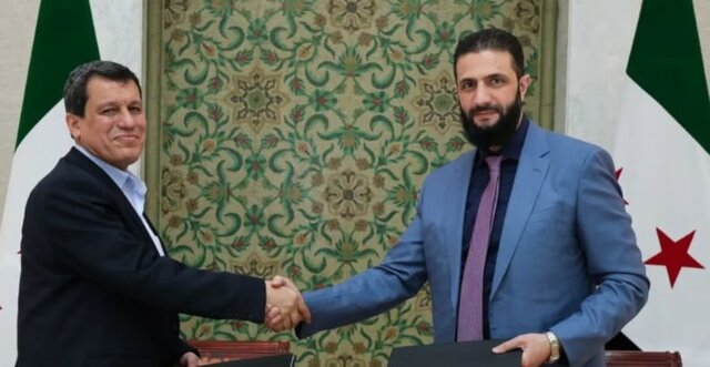 دیدار وزیر دفاع سوریه با مظلوم عبدی و توافق درباره آتش‌بس فراگیر