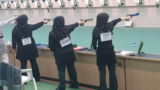 المپیاد استعدادهای برتر تیراندازی دختران کشور در ایلام