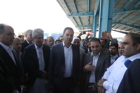 وزیر جهاد کشاورزی از بندر شهید بهشتی و طرح‌های شیلاتی چابهار بازدید کرد