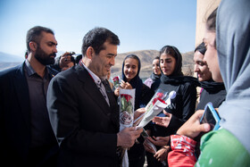 بازدید احمد دنیامالی، وزیر ورزش و جوانان از اردوی تیم ملی روئینگ بانوان در ارومیه