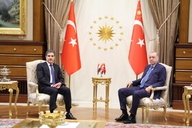 رایزنی« بارزانی» و « اردوغان» در مورد از سرگیری صادرات نفت اقلیم کُردستان از طریق بندر «جیهان» ترکیه