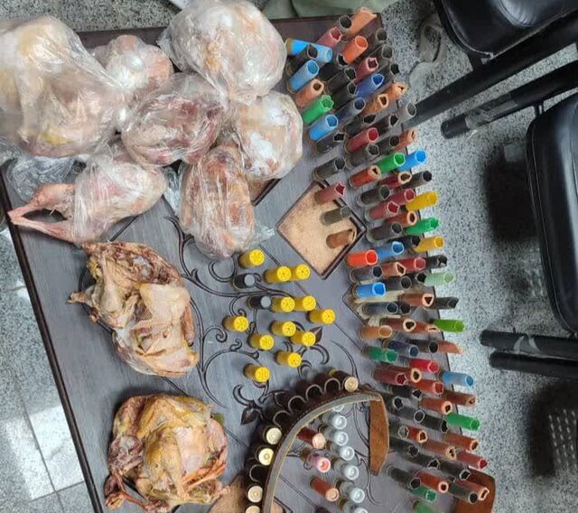 دستگیری شکارچیان غیرمجاز در شیراز