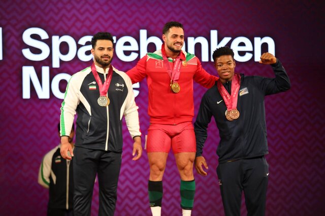 علیرضا معینی یک طلا و ۲ نقره معینی و عالی پور در وزنه برداری جهان/ اعجوبه ۲ طلا را به ایرانیها نداد