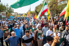 راهپیمایی سراسری بشارت نصر در قم