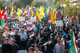 راهپیمایی سراسری بشارت نصر در قم