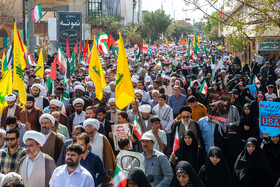راهپیمایی سراسری بشارت نصر در قم