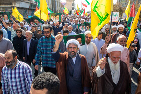 راهپیمایی سراسری بشارت نصر در قم