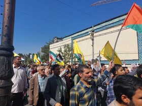 راهپیمایی مردم کرمان در حمایت از مردم مظلوم و مقتدر فلسطین برگزار شد