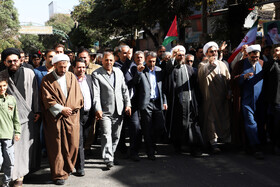 راهپیمایی بشارت نصر در اهر