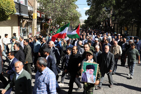راهپیمایی بشارت نصر در اهر