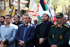راهپیمایی بشارت نصر در اهر