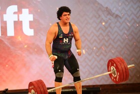 فرار وزنه‌بردار ایران از اوت شدن در گروه B قهرمانی جهان + ویدیو