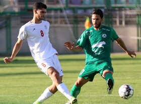 تساوی دوستانه ذوب‌آهن و تیم‌ ملی امید در فولادشهر