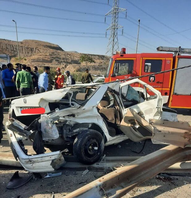 یک کشته و پنج مصدوم در تصادف بزرگراه پردیس