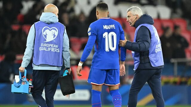 آسیبدیدگی امباپه جدی نیست