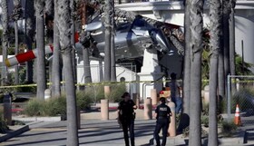 سقوط بالگرد روی عابران پیاده در «کالیفرنیا»