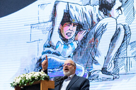 سخنرانی خالد القدومی، نماینده حماس در تهران در هشتمین اجلاس بین‌المللی «همبستگی با کودکان و نوجوانان فلسطینی»