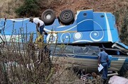 واژگونی اتوبوس در آزادراه ساوه ـ همدان ۱۱ کشته برجای گذاشت