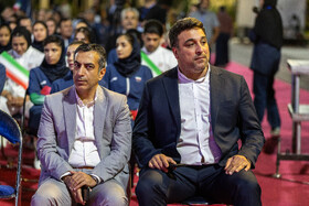 احسان حدادی در مراسم بدرقه کاروان اعزامی ایران به بحرین و ریاض