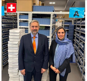بازدید سفیر سوئیس از شرکت «اشتراومن» در تهران