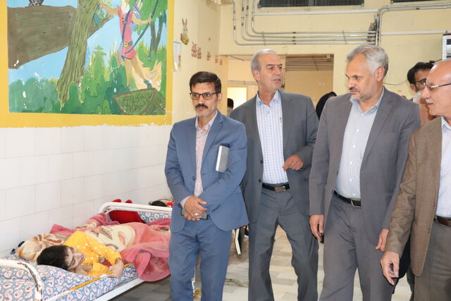 ورود به موقع دستگاه نظارتی به مرکز نگهداری معلولان فردوس در شهرکرد