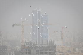 مشهد در محاصره گرد و غبار