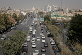 مشهد در محاصره گرد و غبار