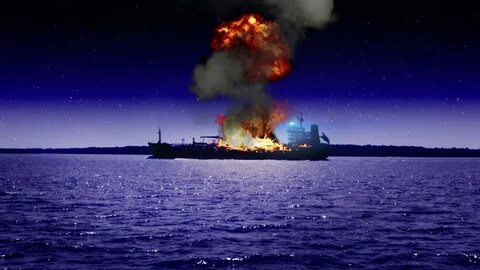 عکس تزیینی است حمله آمریکا به یک کشتی در ساحل ونزوئلا