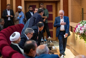 امین‌حسین رحیمی، وزیر دادگستری در رونمایی از سامانه‌های نوین تحلیل داده‌های قضایی