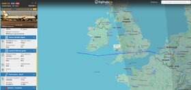 وضعیت اضطراری برای هواپیمای حامل وزیر دفاع آمریکا