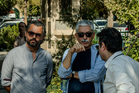 مراسم تشییع پیکر ناصر تقوایی در امامزاده طاهر کرج