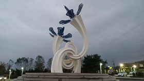 رونمایی از یک مجسمه تعاملی با الهام از جشن مهرگان