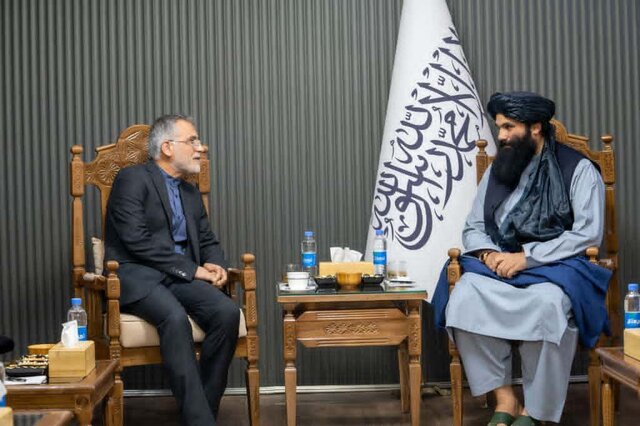 دیدار مدیرکل آسیای جنوبی وزارت امورخارجه ایران با سراج الدین حقانی ابراز نگرانی ایران از سوءاستفاده برخی بازیگران فرامنطقهای برای برهم زدن ثبات منطقه