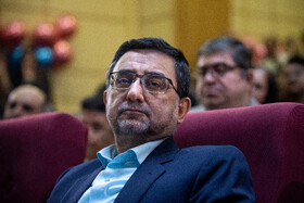 سیدرضا رئیس کرمی، رییس دانشگاه علوم پزشکی تهران در جشن استقبال از نو دانشجویان پزشکی
