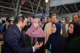 بازدید فاطمه مهاجرانی، سخنگوی دولت از بیست و دومین نمایشگاه و مسابقات ملی مهارت اصفهان 