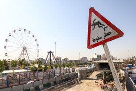 بازدید خبرنگاران ازسطح سوم تقاطع غیر همسطح خیام 