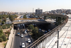 بازدید خبرنگاران از تقاطع غیر همسطح شهید فهمیده