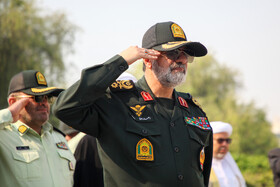 مراسم تکریم خانواده شهدای فراجا در جنگ ۱۲ روزه در کیش برگزار شد
