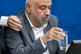 احمد میدری، وزیر کار در جشن ملی همدلی اهدای ۳۵۰۰ سری جهیزیه و رونمایی از مرکز رصد و کنترل عملیات اورژانس اجتماعی