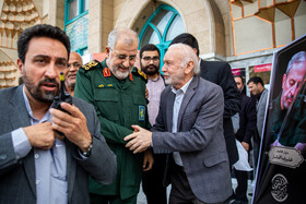 سردار محمد پاکپور، فرمانده کل سپاه در مراسم بزرگداشت سردار علیرضا افشار