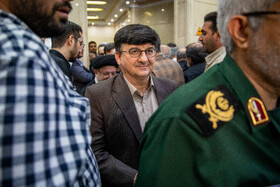 سید عبدالحمید احمدی، معاون جهاد دانشگاهی در مراسم بزرگداشت سردار علیرضا افشار