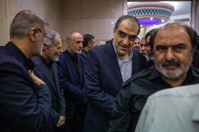 سیدحسن قاضی‌زاده هاشمی، وزیر اسبق بهداشت در مراسم بزرگداشت سردار علیرضا افشار