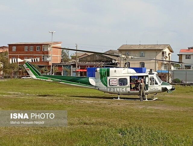 انتقال فوری ۲ مصدوم حادثه انفجار هتل اسپیناس آستارا به رشت با بالگرد