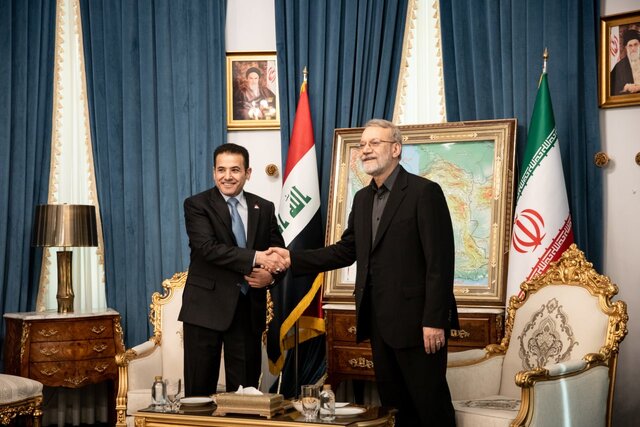 دیدار الاعرجی با لاریجانی