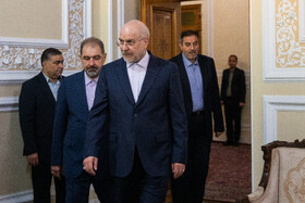 محمدباقر قالیباف، رئیس مجلس در دیدار با مشاور امنیت ملی عراق
